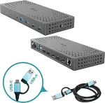 I-tec USB3.0/USB-C/TB 3x4K Dock G2 PD100
