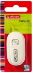 Herlitz kustukumm, ergonoomiline, valge