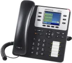 GRANDSTREAM GXP2130, 2.8" LCD bar display, 3 SIP accounts, 4 prog. tl., 8 BLF, BT, dual Gbit port, PoE