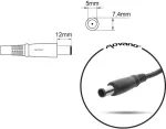 MIU Power adapter 19.5V 4.62A (7.4x5.0 pin) - Dell 90W