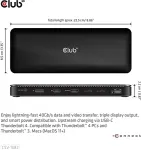 Club 3D Jaam/duplikaator 12-in-1 Thunderbolt 4 (CSV-1582)