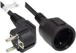 Good Connections Verl&auml;ngerung Schutzkontakt-Stecker an Buchse, schwarz, 2 m