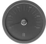 Home4you Sauna termomeeter RENTO BLACK, D15x2cm, must