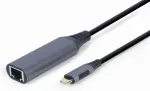 Gembird I/O ADAPTER USB-C TO LAN/GREY A-USB3C-LAN-01