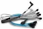 BROADCOM BC Kaabel CBL-SFF8654->OCuLink AltWiring 1m 2 x4 SFF-8612 OCuLink kontrolleri seeriale 95x