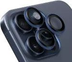 OBAL:ME Lens Protector for Apple iPhone 15 Pro/15 Pro Max Blue Titanium