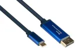 Alcasa Good Connections Adapterka SmartFLEX USB-C to DP1.2 blue 3m