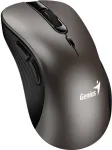 Hiir Genius Ergo 8100S/Ergonomic/Optical/Right-handed/1,600 DPI/Wireless USB/Champagne Titanium