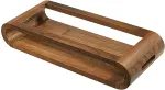 Artelegno Double-sided walnut wood tray VASD - 37 cm