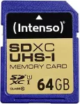 M&auml;lukaart Intenso SDXC Card 64GB Class 10 UHS-I Premium