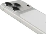 Zagg Glass Elite Anti-Reflective Camera Rings for Apple iPhone 18 Pro Max / 18 Pro - Silver Glitter