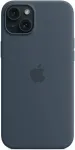 APPLE iPhone 15 Plus Silicone Case with MagSafe - Storm Blue