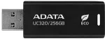 M&auml;lukaart Adata UC320 USB flash drive 256 GB USB Type-A 3.2 Gen 1 (3.1 Gen 1) Black