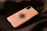 MAN&WOOD MAN&WOOD SmartPhone case iPhone X/XS compass black