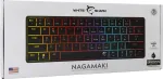 Klaviatuur White Shark GK-006131 Nagamaki Black-Mechanical / US-Brown.SW
