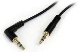 StarTech.com MU6MMSRA, 3.5mm, Male, 3.5mm, Male, Straight, Angled