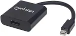 Manhattan - Video- / Audio-Adapter - DisplayPort / HDMI - Mini DisplayPort (M) bis HDMI (W) - abgeschirmt - Schwarz - 4K Unterst&uuml;tzung