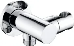 Deante Round angled connector with handset holder