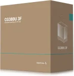 Korpus Deepcool CG380U 3F (black, panoramic glass housing)