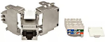 SCHRACK Keystone module RJ45 shielded, 10 Gb, class Ea, 4PPoE