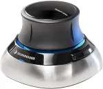 Hiir 3dconnexion SpaceMouse mouse Office Ambidextrous RF Wireless + Bluetooth + USB Type-A 6DoF