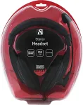 DELTACO USB Headphone with microphone, 96dB, black / HL-57