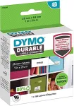 DYMO LW-Kunststoff-Etiketten 25x54mm 160 St wei&szlig; permanent