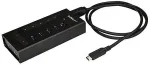 StarTech.com 7 Port USB Hub - Metall - USB-C zu 5x USB-A und 2x USB-C - USB 3.0 - Industrieller USB Hub - USB Hub mit Typ C - Hub - 5 x SuperSpeed USB 3.0 + 2 x USB-C - Desktop