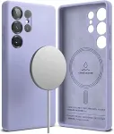 RINGKE Galaxy S25 Ultra silikoonist magnetkaitse Lavender