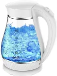 Veekeetja Adler AD 1274 electric kettle 1.7 L 2200 W Transparent, White