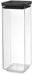 Brabantia Tasty+ Square Plastic Black, Transparent