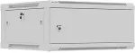 LANBERG WALL-MOUNTED INSTALLATION CABINET 19" 4U 600X600 GREY METAL DOOR (FLAT PACK)