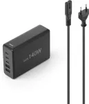 No name Hama 00201978 Charging Station With 3xUSB-C/2xUSB-A 140 W Black