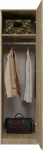 TOP E SHOP Topeshop SD-50 SON KPL bedroom wardrobe/closet 5 shelves 1 door(s) Oak