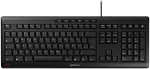 Klaviatuur CHERRY STREAM KEYBOARD - Tastatur - 100% - full size - USB - QWERTY - Portugiesisch - Tastenschalter: CHERRY SX - Schwarz/Grau (JK-8500PO-2)