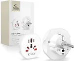 Tech-Protect travel adapter Universal EU, white