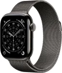 APPLE Watch Series 11 GPS + Cellular 42mm Slate Titanium Case with Slate Milanese Loop