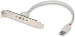 Lindy Slotblech USB adapter 1 x USB Typ A