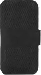 Krusell Kaitse&uuml;mbris kaanega Leather PhoneWallet, Apple iPhone 13 Pro, naturaalsest nahast, must,