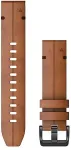 Garmin Ersatzarmband QuickFit 22mm Leder Braun/Schiefergrau