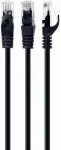 GEMBIRD PATCH CABLE CAT6 UTP 1.5M/BLACK PP6U-1.5M/BK