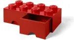Room Copenhagen LEGO Brick Drawer 8 red - RC40061730