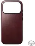 Nomad Modern Leather Case mobile phone case 16 cm (6.3") Cover Bordeaux