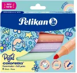 Pelikan B&uuml;ro Pelikan Fasermaler Colorella Pastell 411/FS6 Faltschachtel
