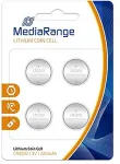 MEDIARANGE Batterie Knopfzelle Lithium/CR2032 3V 4St.