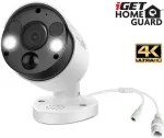 IGET HGNVK936CAM - UltraHD 4K PoE IP camera, SMART detection, IP66, sound, night vision 40m, ONVIF 2.6