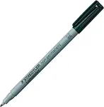 STAEDTLER Folienstift Lumocolor non-perm M schwarz 10 St&uuml;ck