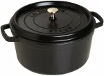 STAUB Cocotte 12cm round Black, Cast Iron
