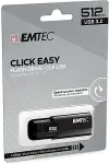 M&auml;lukaart Emtec USB3.2 Click Easy B110 512GB Black