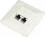 NONAME DATACOM STP double socket under the plaster Cat6 FA-1004
